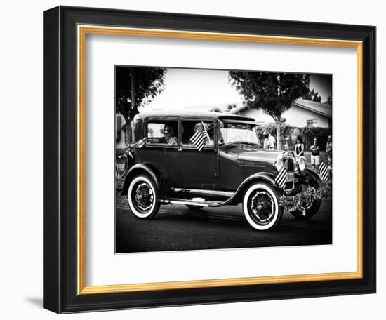 Historic Vehicule, Black and White Photography, Vintage, Arizona, United States, USA-Philippe Hugonnard-Framed Photographic Print