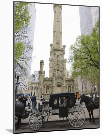 Historic Water Tower, North Michigan Avenue, Chicago, Illinois, USA-Amanda Hall-Mounted Photographic Print