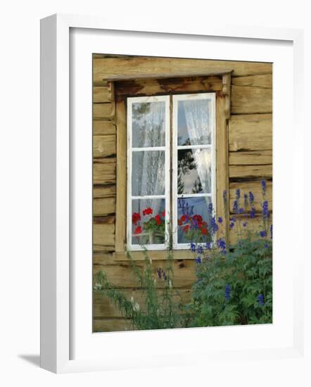 Historic Wooden Buildings, Open Air Museum Near Bardufoss, Norway-Gary Cook-Framed Photographic Print