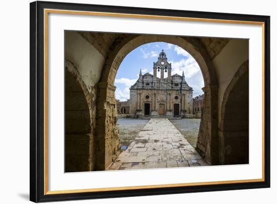 Historical Arkadi Monastery, Crete, Greek Islands, Greece-Michael Runkel-Framed Photographic Print