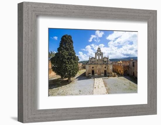 Historical Arkadi Monastery, Crete, Greek Islands, Greece-Michael Runkel-Framed Photographic Print