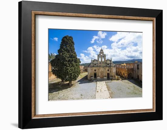 Historical Arkadi Monastery, Crete, Greek Islands, Greece-Michael Runkel-Framed Photographic Print