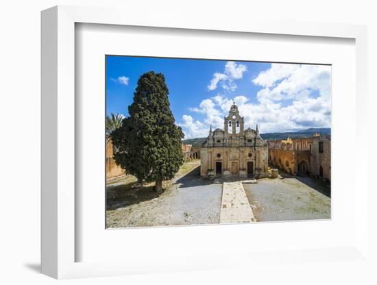 Historical Arkadi Monastery, Crete, Greek Islands, Greece-Michael Runkel-Framed Photographic Print