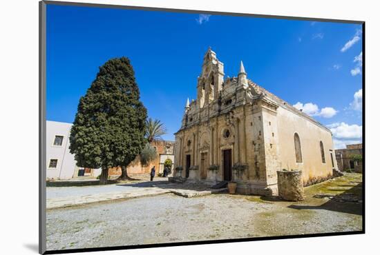 Historical Arkadi Monastery, Crete, Greek Islands, Greece-Michael Runkel-Mounted Photographic Print