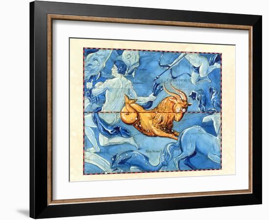 Historical Art of the Constellation of Capricornus-Detlev Van Ravenswaay-Framed Photographic Print