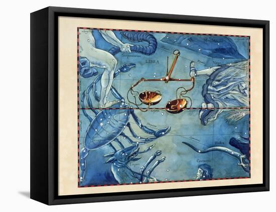 Historical Artwork of the Constellation of Libra-Detlev Van Ravenswaay-Framed Premier Image Canvas