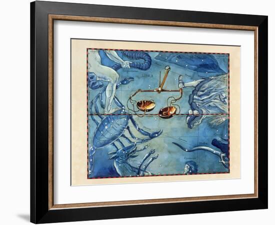 Historical Artwork of the Constellation of Libra-Detlev Van Ravenswaay-Framed Photographic Print