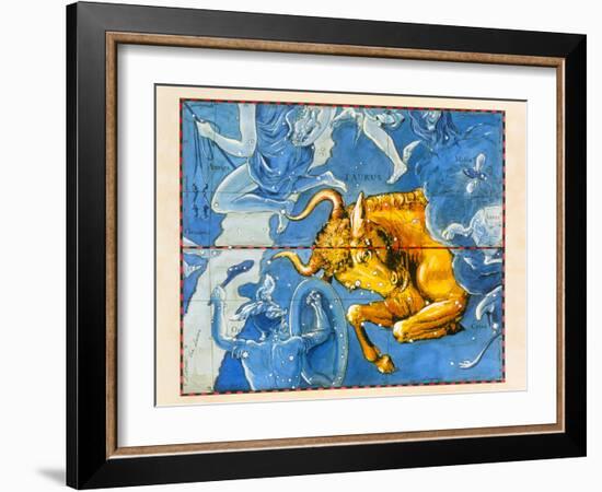 Historical Artwork of the Constellation of Taurus-Detlev Van Ravenswaay-Framed Photographic Print