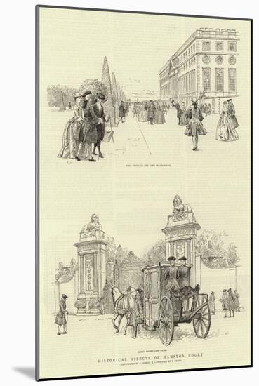 Historical Aspects of Hampton Court-Charles Green-Mounted Giclee Print