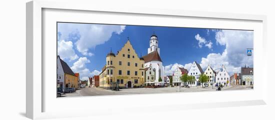 Historical Central Square, Hochstadt, Swabia, Bavaria, Germany-Doug Pearson-Framed Photographic Print