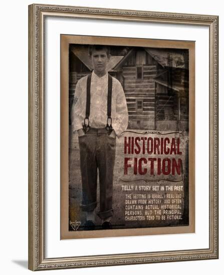 Historical Fiction Literary Genre-Jeanne Stevenson-Framed Art Print