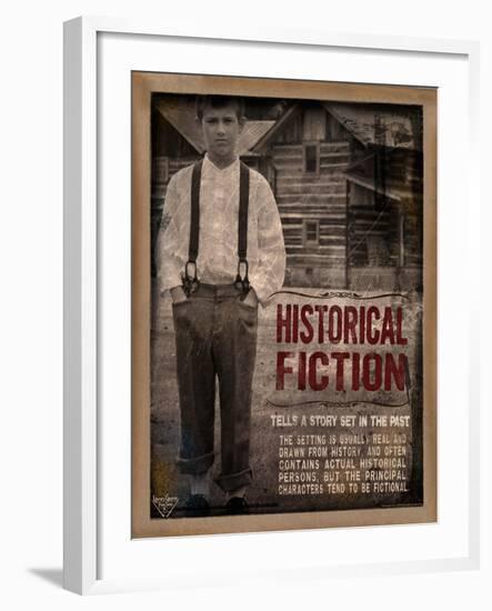 Historical Fiction Literary Genre-Jeanne Stevenson-Framed Art Print