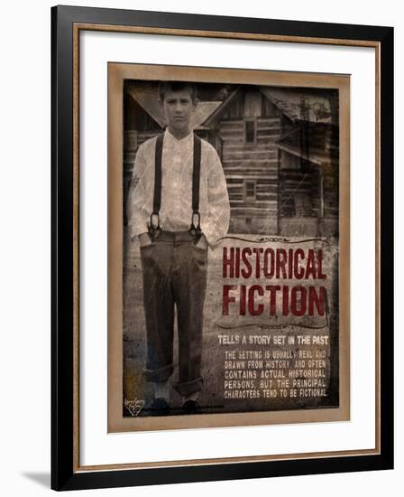 Historical Fiction Literary Genre-Jeanne Stevenson-Framed Art Print