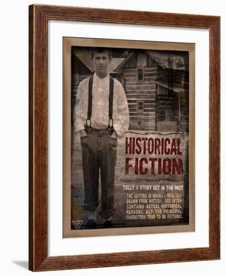 Historical Fiction Literary Genre-Jeanne Stevenson-Framed Art Print