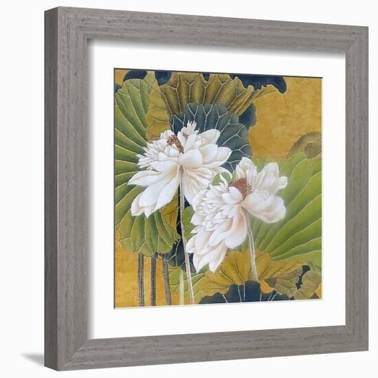 Historical Flora I-Steve Hunziker-Framed Art Print