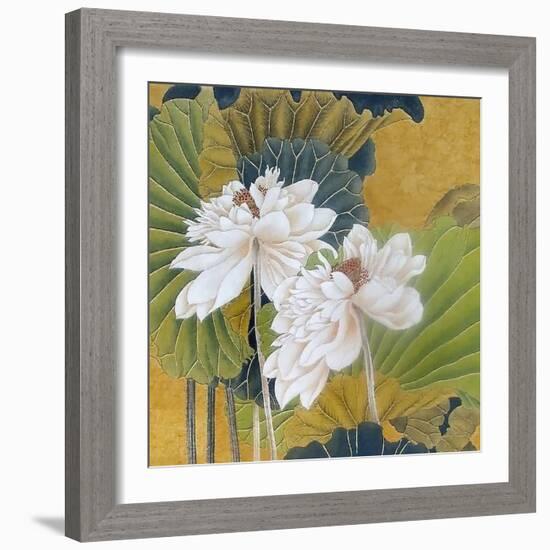 Historical Flora I-Steve Hunziker-Framed Art Print