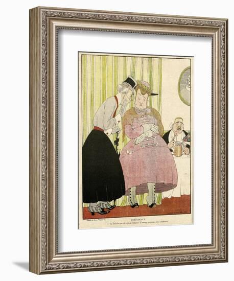 Historical Illustration-Gerda Wegener-Framed Art Print