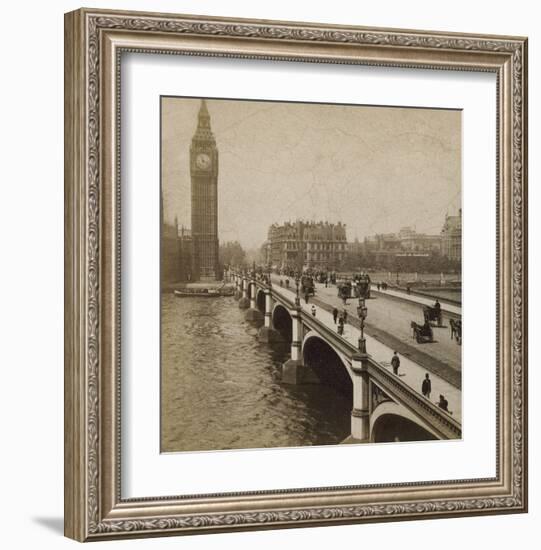 Historical London-Cristin Atria-Framed Art Print