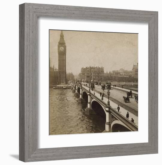 Historical London-Cristin Atria-Framed Art Print