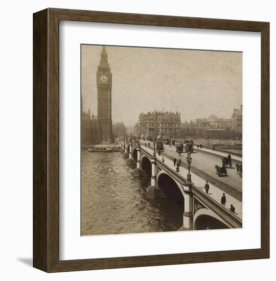 Historical London-Cristin Atria-Framed Art Print