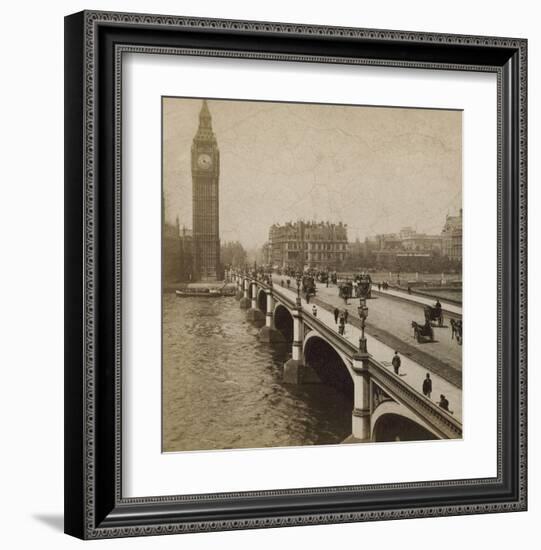 Historical London-Cristin Atria-Framed Art Print