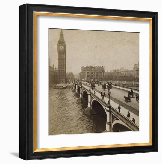 Historical London-Cristin Atria-Framed Art Print