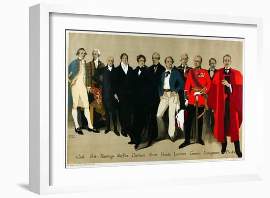 Historical Portraits, from the Series 'The Empire Is Still in Building', 1927-Fred Taylor-Framed Giclee Print