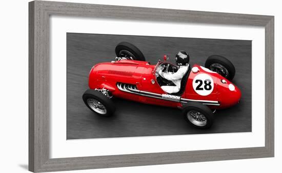 Historical race car at Grand Prix de Monaco-Peter Seyfferth-Framed Art Print