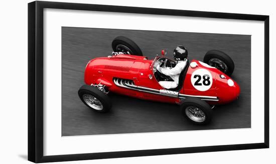 Historical race car at Grand Prix de Monaco-Peter Seyfferth-Framed Art Print