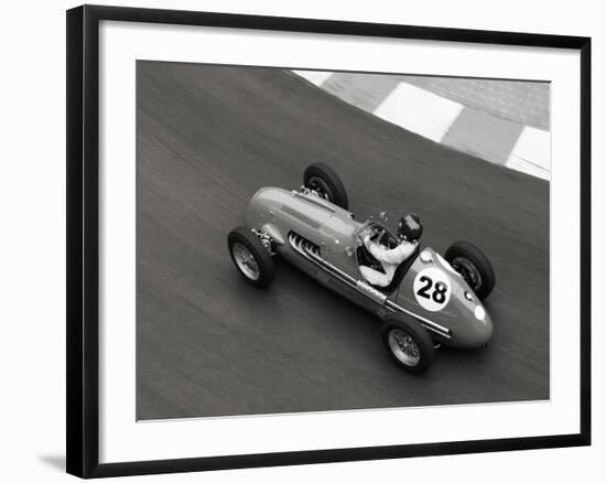 Historical race car at Grand Prix de Monaco-Peter Seyfferth-Framed Art Print