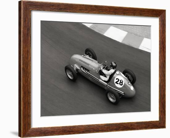 Historical race car at Grand Prix de Monaco-Peter Seyfferth-Framed Art Print