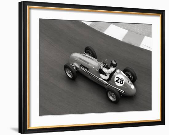 Historical race car at Grand Prix de Monaco-Peter Seyfferth-Framed Art Print