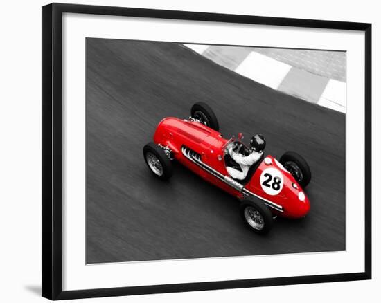 Historical race car at Grand Prix de Monaco-Peter Seyfferth-Framed Art Print