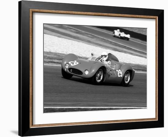 Historical race-cars-Gasoline Images-Framed Art Print