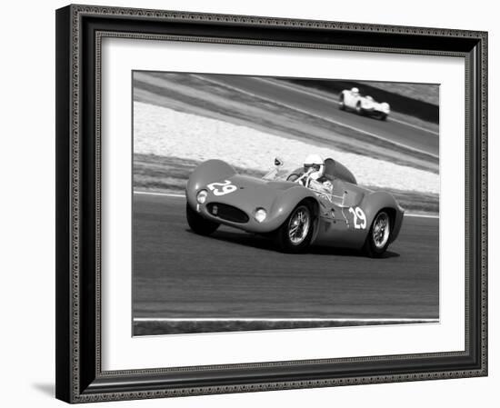 Historical race-cars-Gasoline Images-Framed Art Print