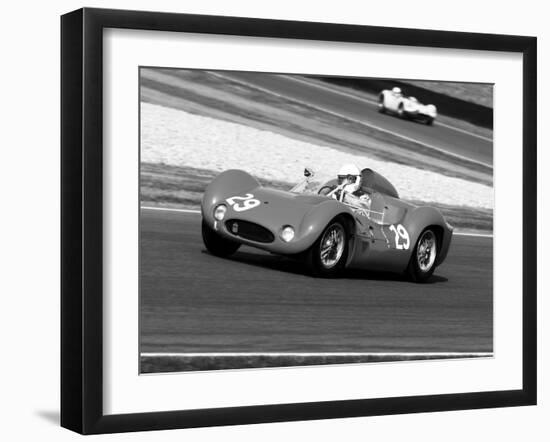 Historical race-cars-Gasoline Images-Framed Art Print