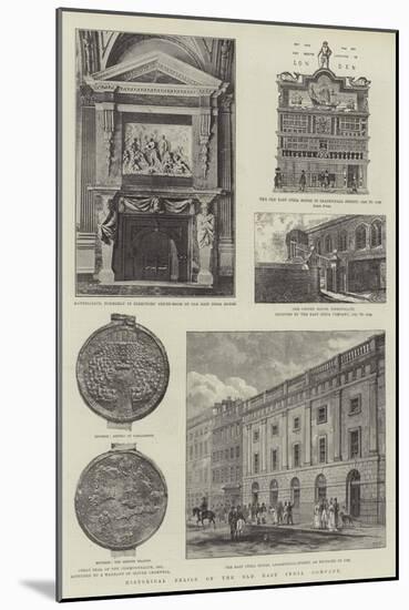 Historical Relics of the Old East India Company-null-Mounted Giclee Print