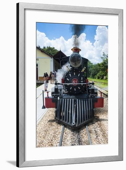 Historical Steam Train Maria Fumaca in Tiradentes, Minas Gerais, Brazil, South America-Michael Runkel-Framed Photographic Print