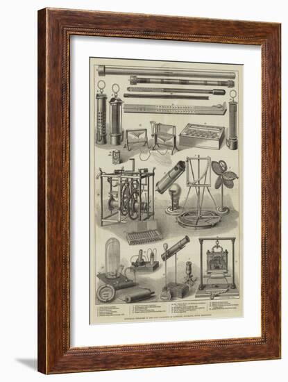 Historical Treasures in the Loan Collection of Scientific Apparatus, South Kensington-null-Framed Giclee Print