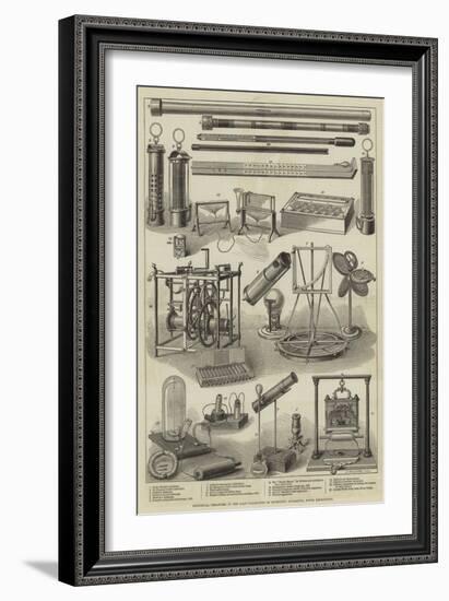 Historical Treasures in the Loan Collection of Scientific Apparatus, South Kensington-null-Framed Giclee Print