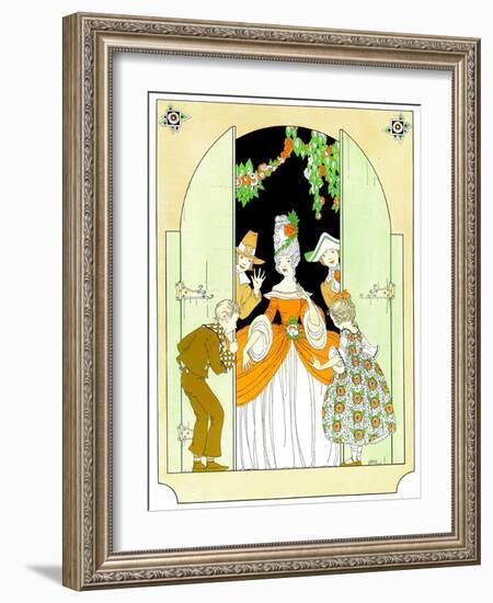 History Hall - Child Life-R. J. Appel-Framed Giclee Print