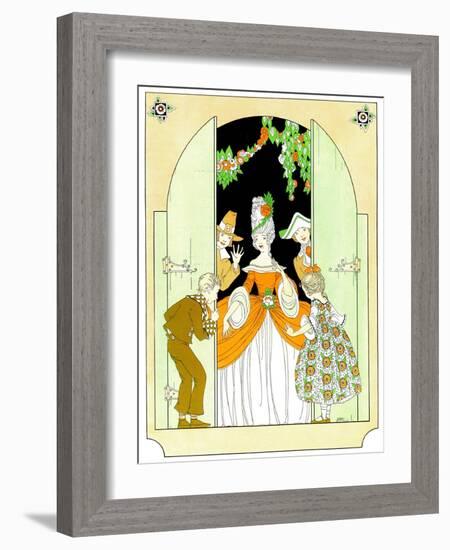 History Hall - Child Life-R. J. Appel-Framed Giclee Print