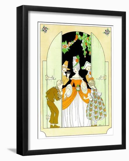 History Hall - Child Life-R. J. Appel-Framed Giclee Print