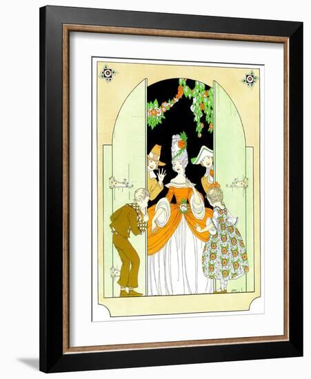 History Hall - Child Life-R. J. Appel-Framed Giclee Print