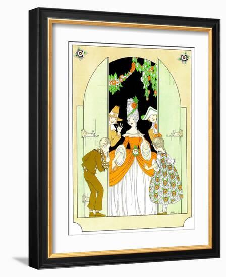 History Hall - Child Life-R. J. Appel-Framed Giclee Print