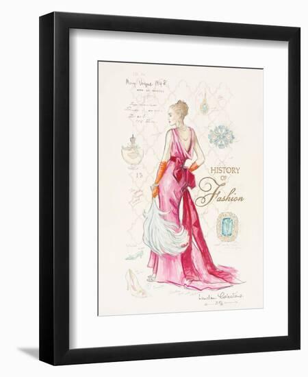 History of Fashion-Chad Barrett-Framed Art Print