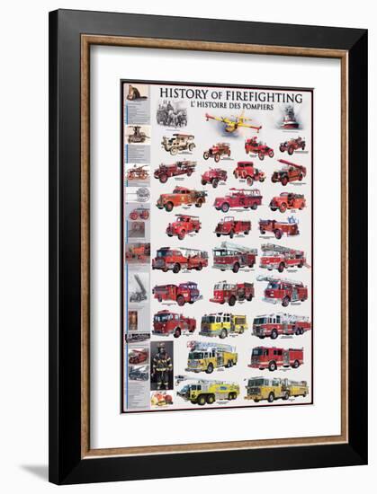 History of Firefighting-null-Framed Art Print