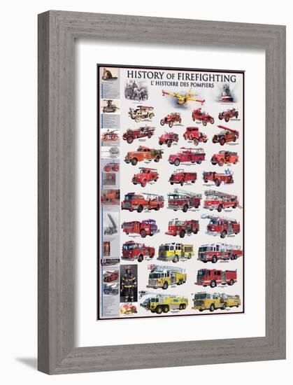 History of Firefighting-null-Framed Art Print