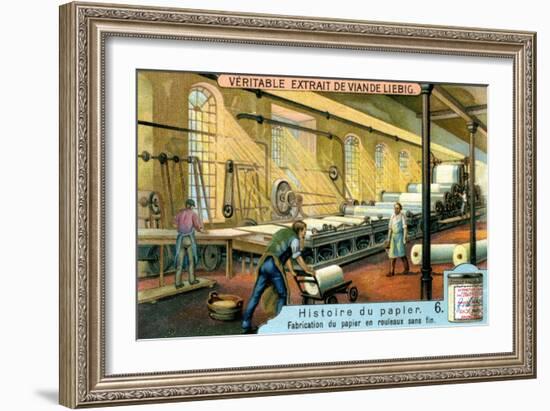 History of Paper: 6, C1900-null-Framed Giclee Print