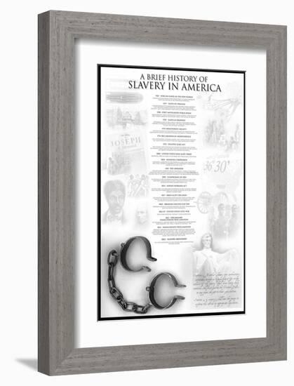 History of Slavery in America-null-Framed Premium Giclee Print